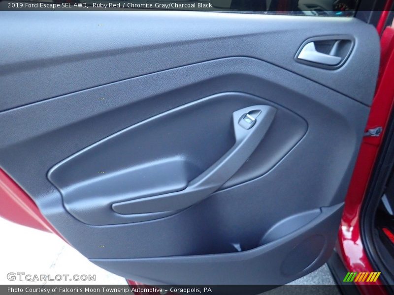 Ruby Red / Chromite Gray/Charcoal Black 2019 Ford Escape SEL 4WD