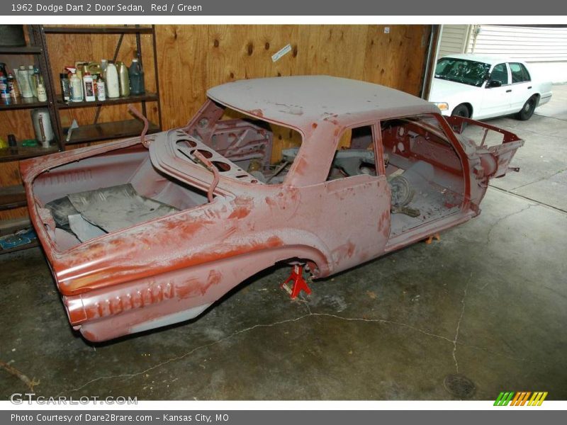 Red / Green 1962 Dodge Dart 2 Door Sedan