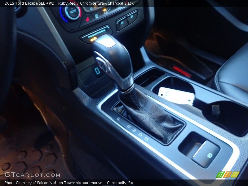Ruby Red / Chromite Gray/Charcoal Black 2019 Ford Escape SEL 4WD