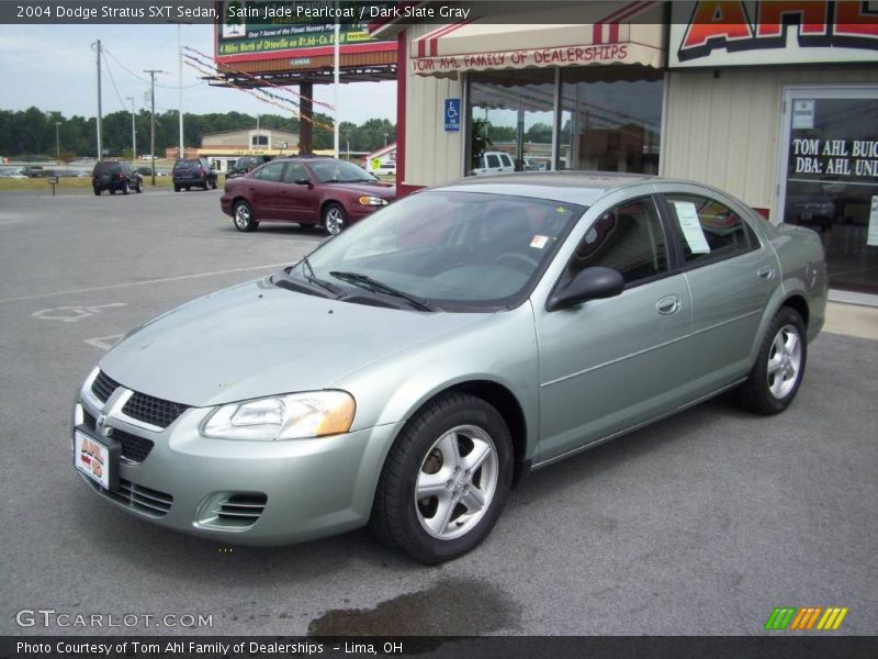 Satin Jade Pearlcoat / Dark Slate Gray 2004 Dodge Stratus SXT Sedan