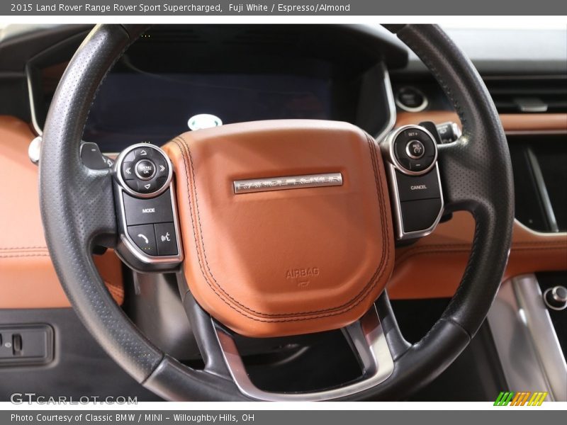 Fuji White / Espresso/Almond 2015 Land Rover Range Rover Sport Supercharged
