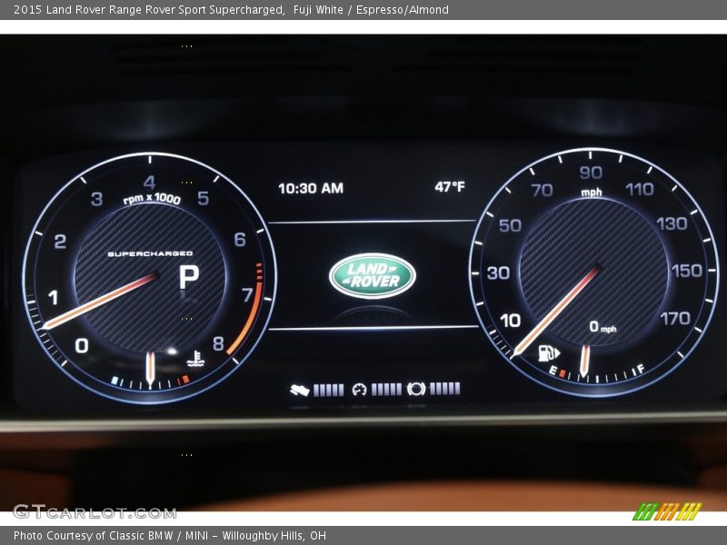 Fuji White / Espresso/Almond 2015 Land Rover Range Rover Sport Supercharged