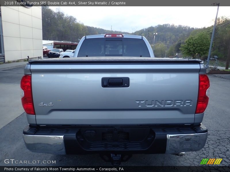 Silver Sky Metallic / Graphite 2018 Toyota Tundra SR5 Double Cab 4x4