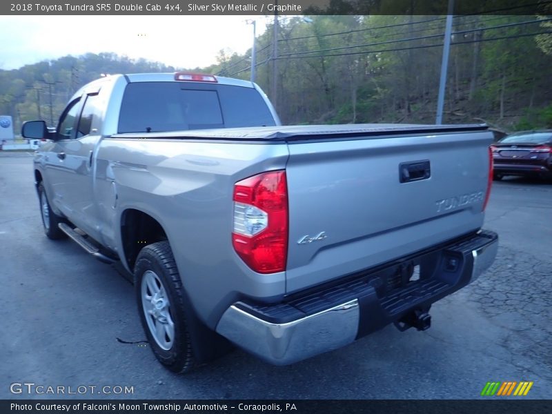 Silver Sky Metallic / Graphite 2018 Toyota Tundra SR5 Double Cab 4x4