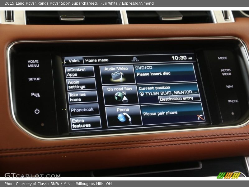 Fuji White / Espresso/Almond 2015 Land Rover Range Rover Sport Supercharged