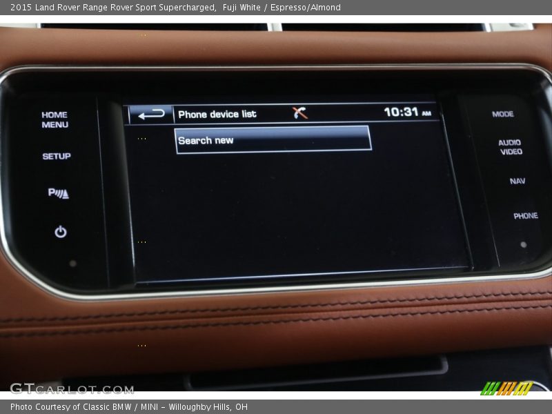 Fuji White / Espresso/Almond 2015 Land Rover Range Rover Sport Supercharged