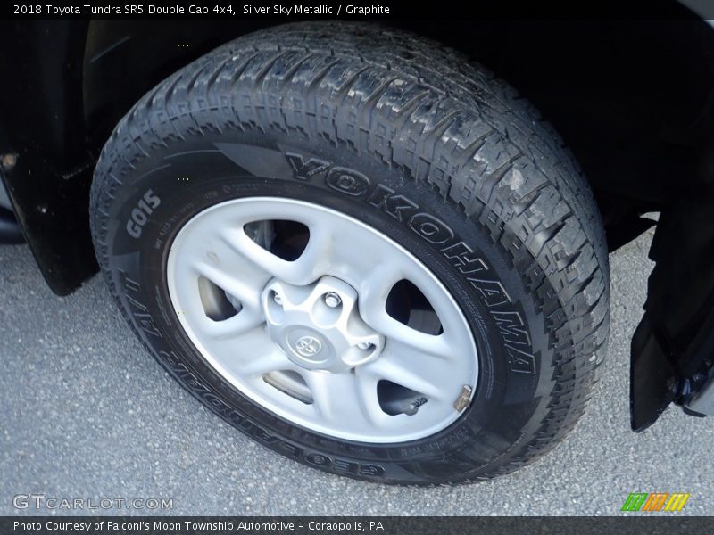 Silver Sky Metallic / Graphite 2018 Toyota Tundra SR5 Double Cab 4x4