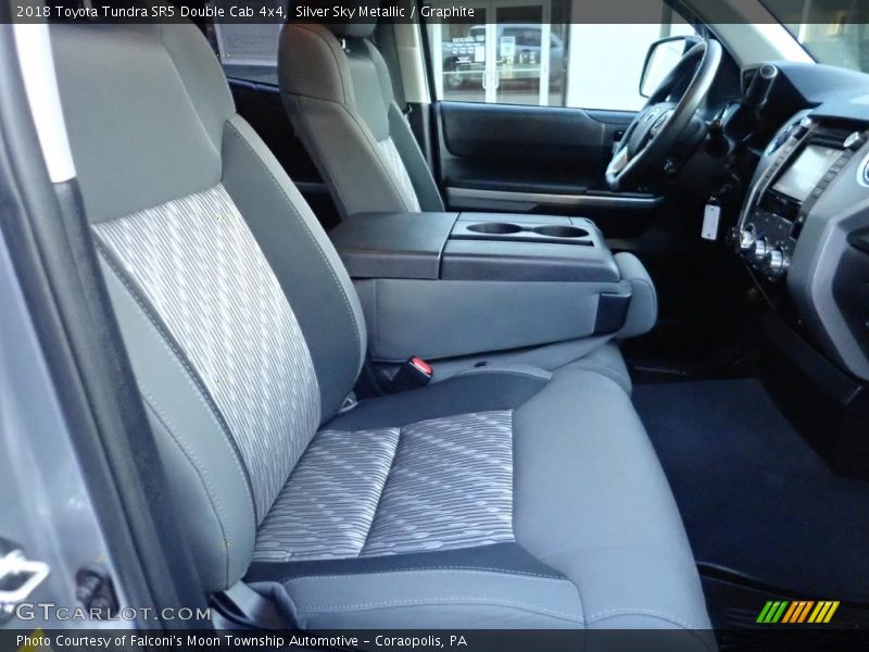 Silver Sky Metallic / Graphite 2018 Toyota Tundra SR5 Double Cab 4x4