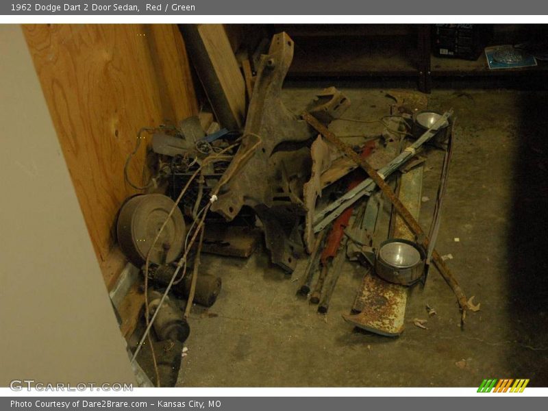 Red / Green 1962 Dodge Dart 2 Door Sedan