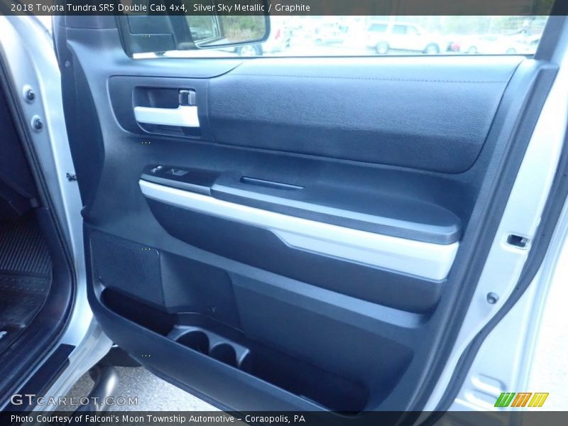Silver Sky Metallic / Graphite 2018 Toyota Tundra SR5 Double Cab 4x4