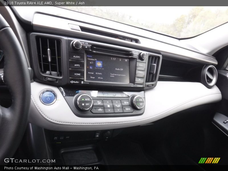 Super White / Ash 2018 Toyota RAV4 XLE AWD