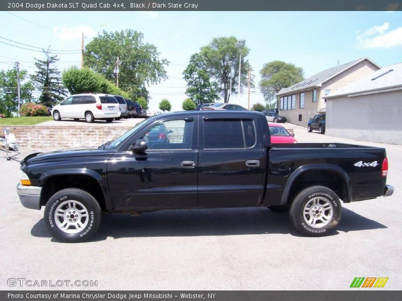 Black / Dark Slate Gray 2004 Dodge Dakota SLT Quad Cab 4x4