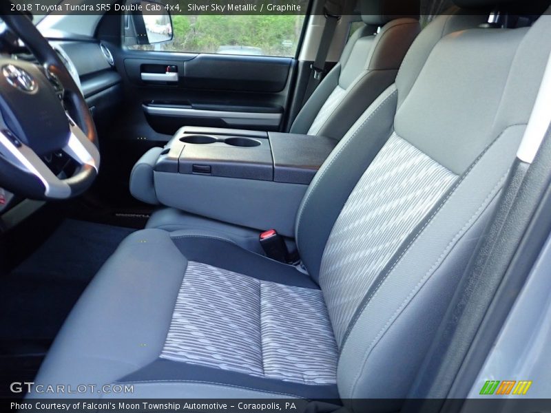 Silver Sky Metallic / Graphite 2018 Toyota Tundra SR5 Double Cab 4x4