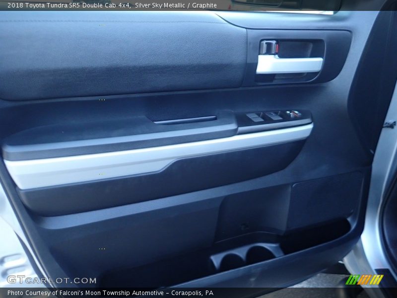 Silver Sky Metallic / Graphite 2018 Toyota Tundra SR5 Double Cab 4x4