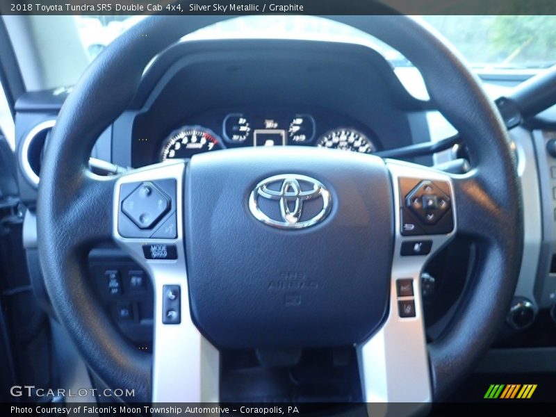 Silver Sky Metallic / Graphite 2018 Toyota Tundra SR5 Double Cab 4x4