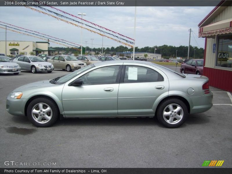 Satin Jade Pearlcoat / Dark Slate Gray 2004 Dodge Stratus SXT Sedan