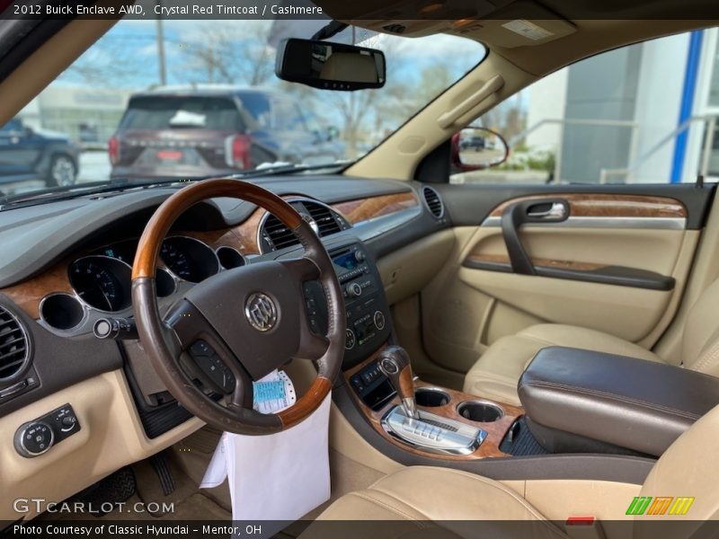 Crystal Red Tintcoat / Cashmere 2012 Buick Enclave AWD