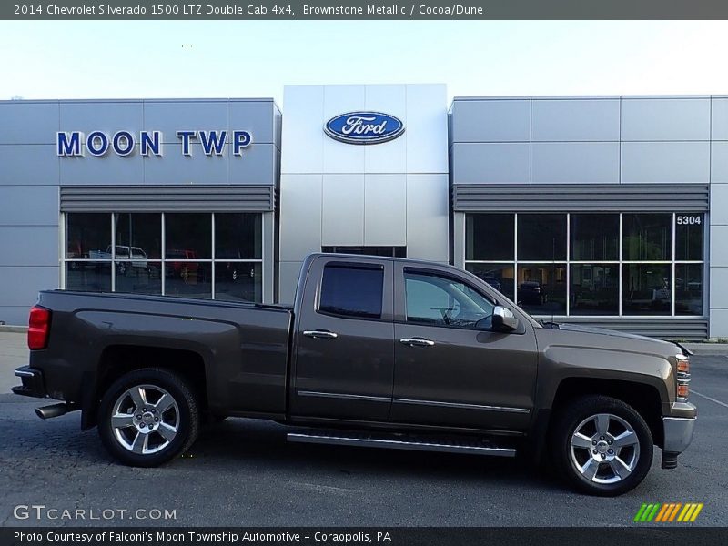 Brownstone Metallic / Cocoa/Dune 2014 Chevrolet Silverado 1500 LTZ Double Cab 4x4
