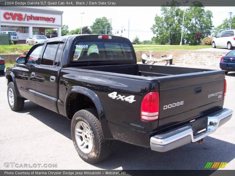 Black / Dark Slate Gray 2004 Dodge Dakota SLT Quad Cab 4x4