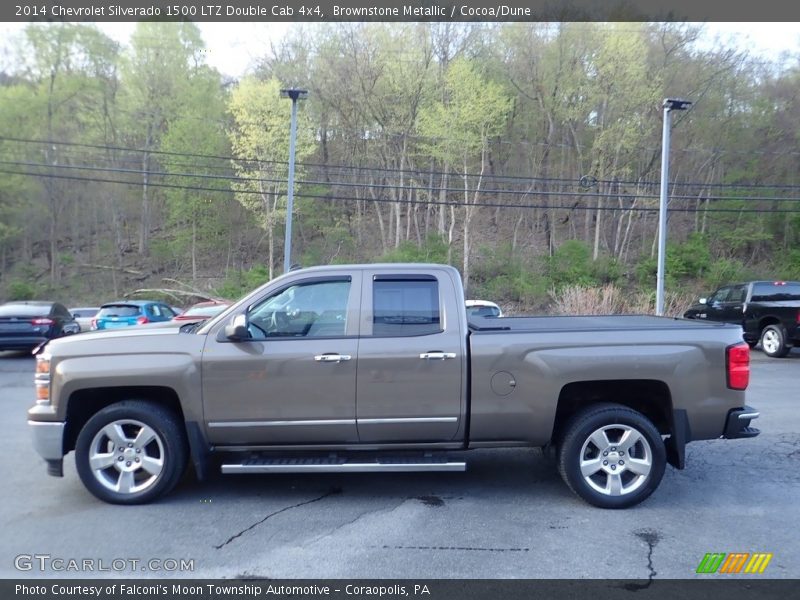 Brownstone Metallic / Cocoa/Dune 2014 Chevrolet Silverado 1500 LTZ Double Cab 4x4