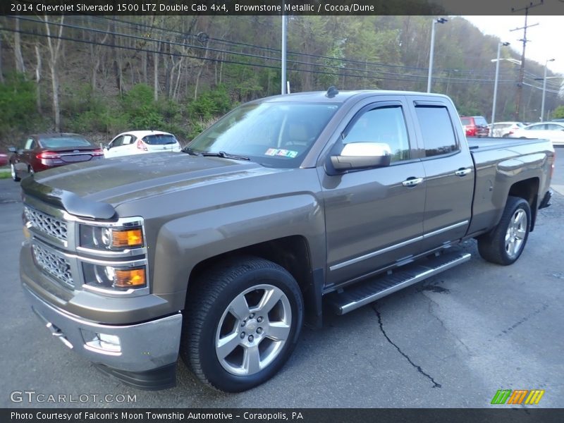 Brownstone Metallic / Cocoa/Dune 2014 Chevrolet Silverado 1500 LTZ Double Cab 4x4