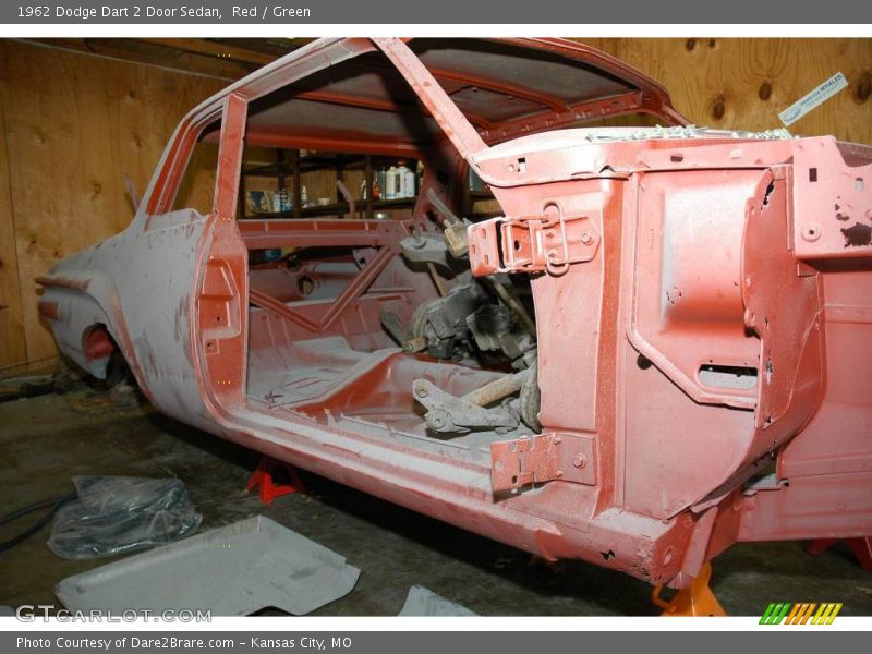 Red / Green 1962 Dodge Dart 2 Door Sedan