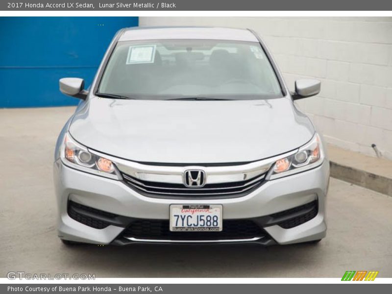 Lunar Silver Metallic / Black 2017 Honda Accord LX Sedan
