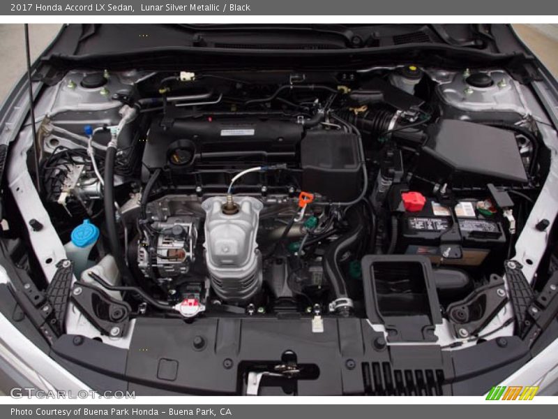 Lunar Silver Metallic / Black 2017 Honda Accord LX Sedan