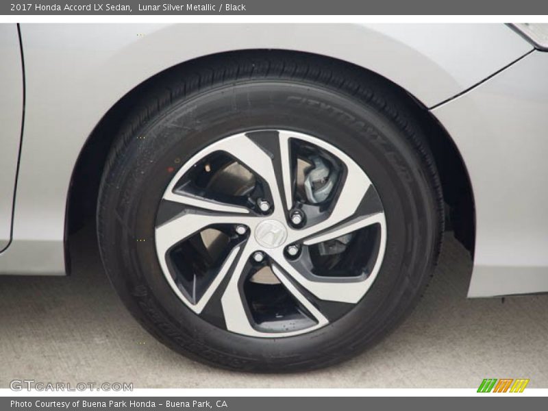 Lunar Silver Metallic / Black 2017 Honda Accord LX Sedan