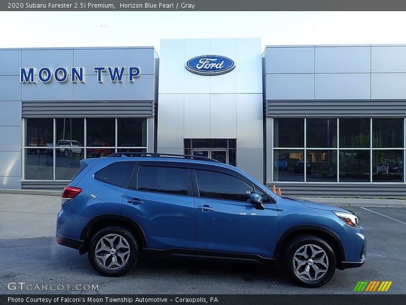 Horizon Blue Pearl / Gray 2020 Subaru Forester 2.5i Premium