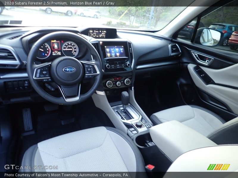 Horizon Blue Pearl / Gray 2020 Subaru Forester 2.5i Premium