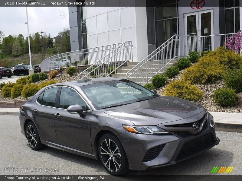 Predawn Gray Mica / Black 2018 Toyota Camry SE