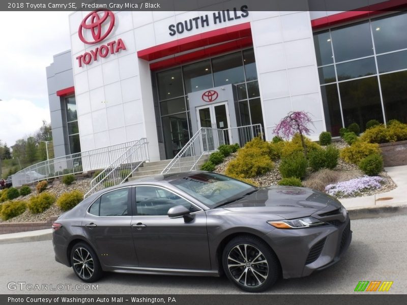 Predawn Gray Mica / Black 2018 Toyota Camry SE