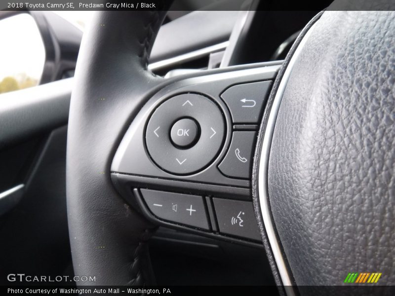 Predawn Gray Mica / Black 2018 Toyota Camry SE