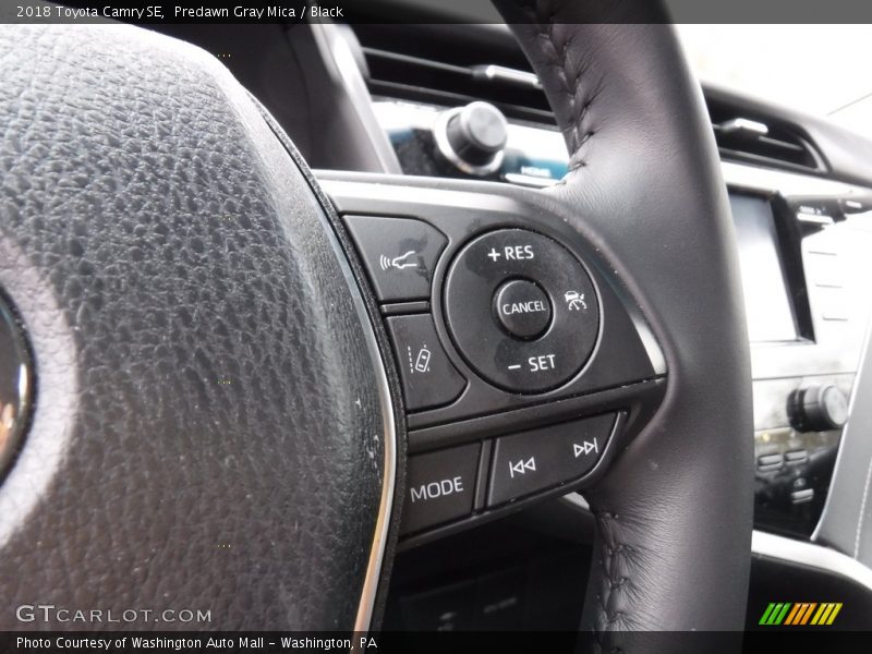 Predawn Gray Mica / Black 2018 Toyota Camry SE