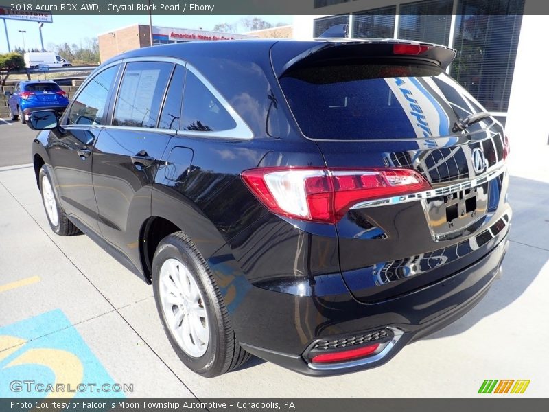 Crystal Black Pearl / Ebony 2018 Acura RDX AWD