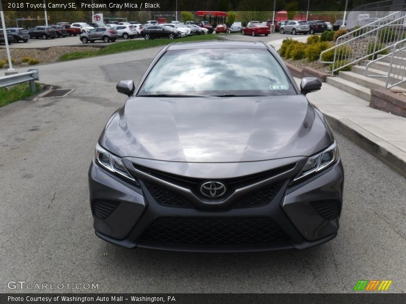 Predawn Gray Mica / Black 2018 Toyota Camry SE