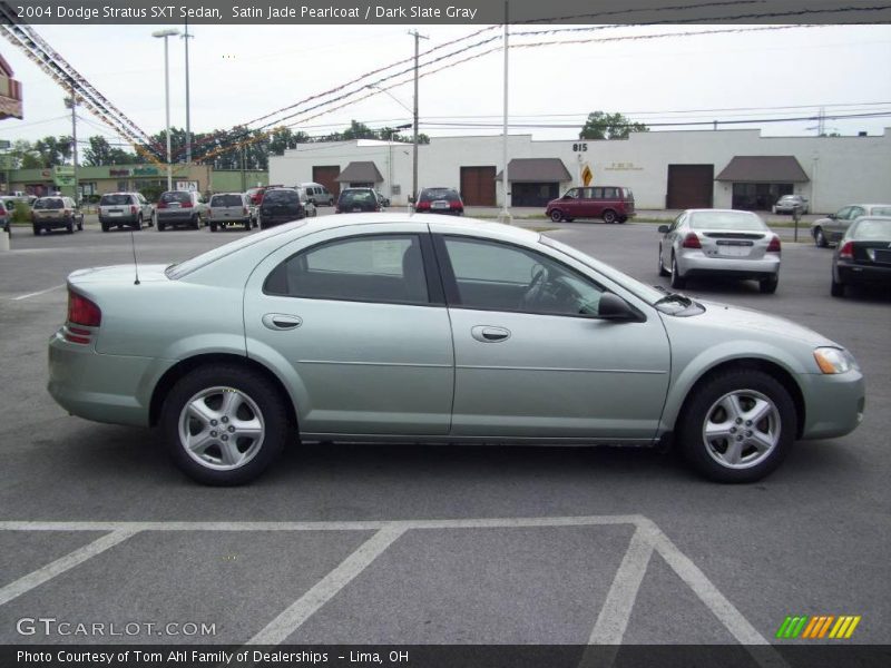 Satin Jade Pearlcoat / Dark Slate Gray 2004 Dodge Stratus SXT Sedan