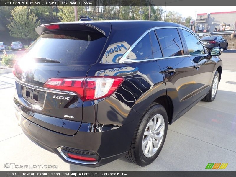Crystal Black Pearl / Ebony 2018 Acura RDX AWD