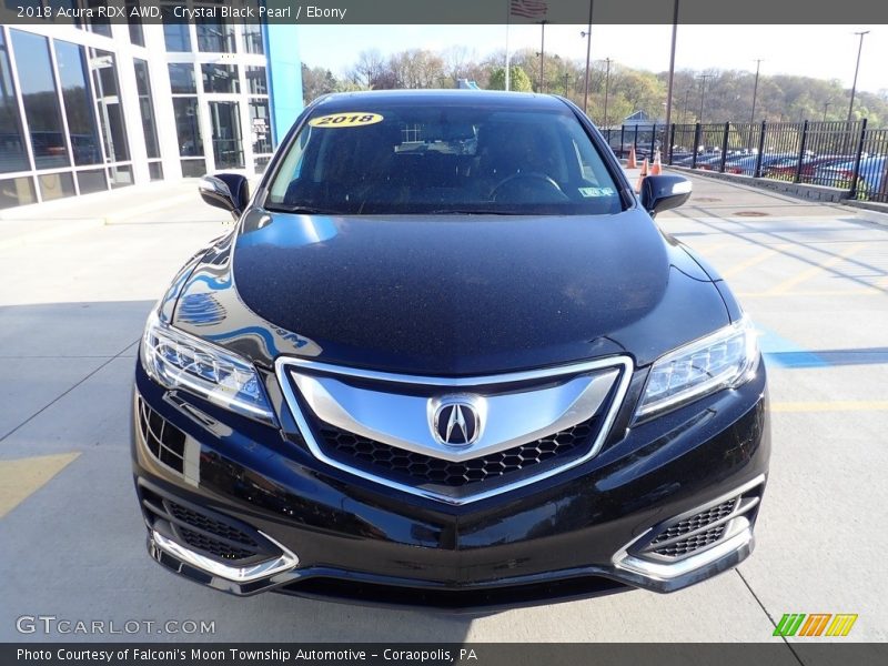 Crystal Black Pearl / Ebony 2018 Acura RDX AWD