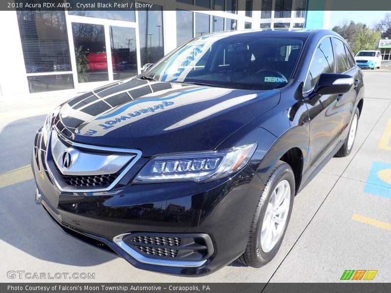Crystal Black Pearl / Ebony 2018 Acura RDX AWD