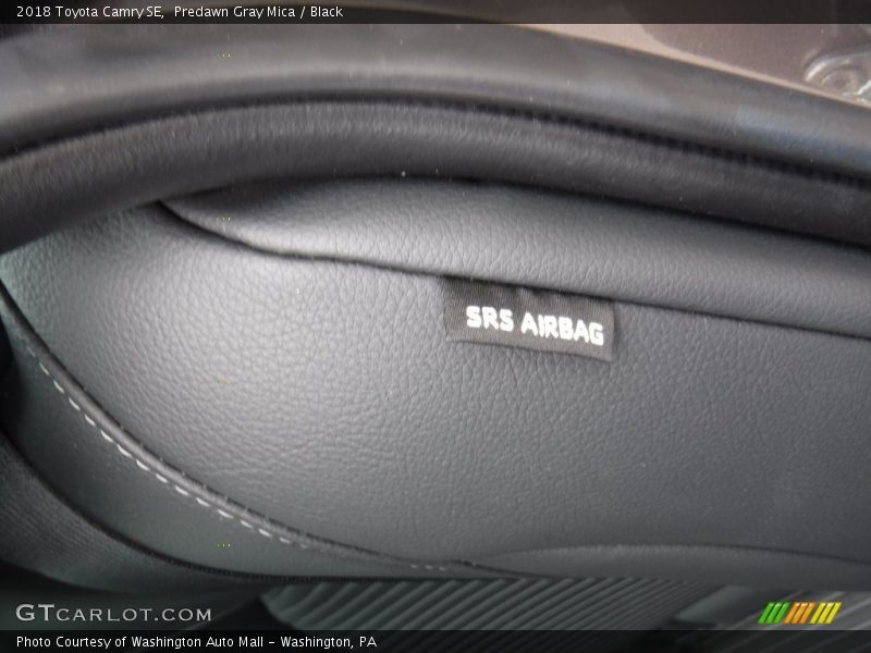 Predawn Gray Mica / Black 2018 Toyota Camry SE