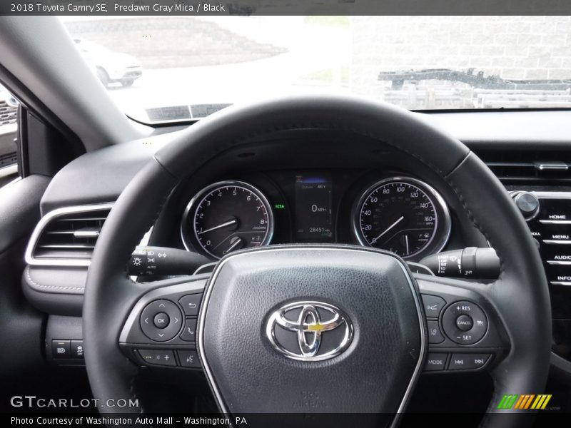 Predawn Gray Mica / Black 2018 Toyota Camry SE