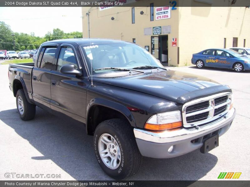 Black / Dark Slate Gray 2004 Dodge Dakota SLT Quad Cab 4x4