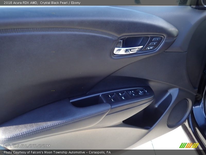 Crystal Black Pearl / Ebony 2018 Acura RDX AWD