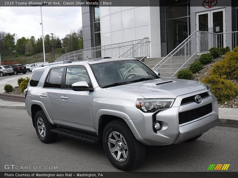 Classic Silver Metallic / Black 2016 Toyota 4Runner Trail 4x4