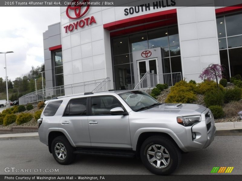 Classic Silver Metallic / Black 2016 Toyota 4Runner Trail 4x4
