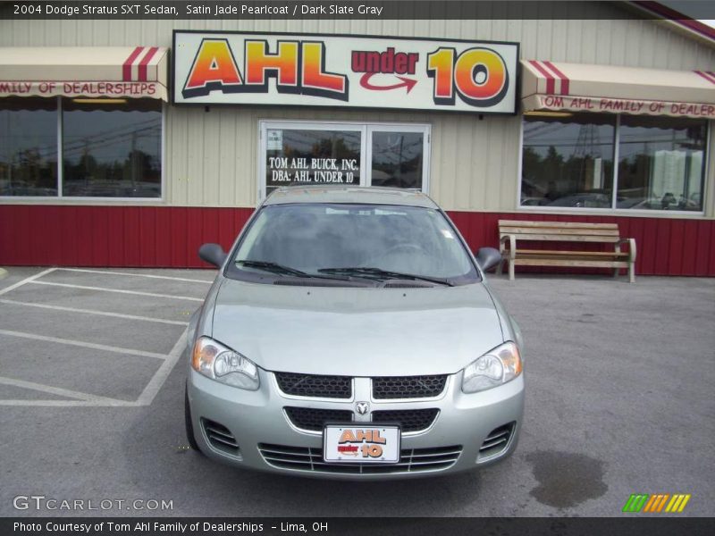 Satin Jade Pearlcoat / Dark Slate Gray 2004 Dodge Stratus SXT Sedan