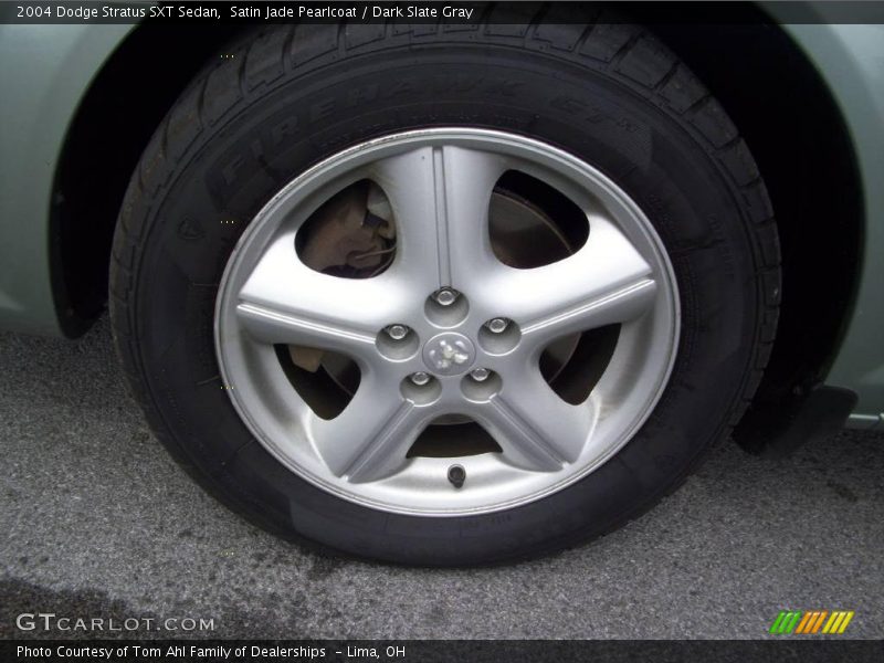 Satin Jade Pearlcoat / Dark Slate Gray 2004 Dodge Stratus SXT Sedan
