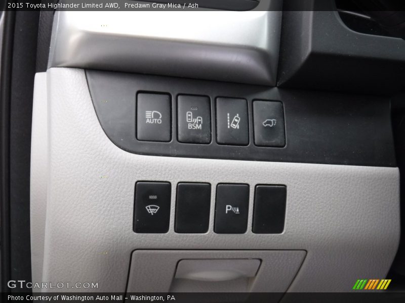 Predawn Gray Mica / Ash 2015 Toyota Highlander Limited AWD